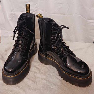 Dr. Martens Jadon black boots with Dr. Marten insoles